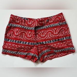 Vineyard Vines Red White and Blue Cotton Shorts Size 0
